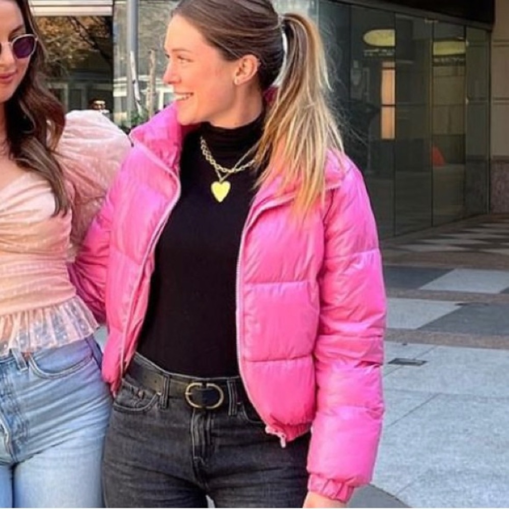 Pink Puffer Jacket